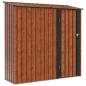 Preview: Gartenhütten Braun 203,5 x 73 x 200 cm Metall
