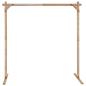 Preview: Hochzeitsbogen Hellbraun 225 x 95 x 226 cm Massives Kiefernholz