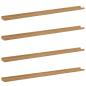 Preview: Wandregal 4 stk. Braun 115 x 9 x 3 cm Holzwerkstoff