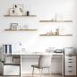 Preview: Wandregal 4 stk. Braun 115 x 9 x 3 cm Holzwerkstoff