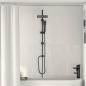 Preview: ARDEBO.de - Duschsystem Schwarz 47 x 20 x 95 cm Edelstahl