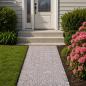 Preview: Kieselplatten Taupe 30 x 30 cm Flusskiesel