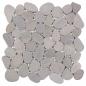 Preview: Kieselplatten Taupe 30 x 30 cm Flusskiesel