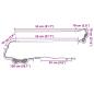 Preview: LED Streifen 110 cm Mehrfarbig PVC