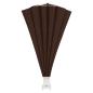 Preview: Balkon Sichtschutz Ø 320 cm Polyester Braun