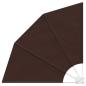 Preview: Balkon Sichtschutz 115 x 115 cm Polyester Braun