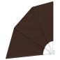 Preview: Balkon Sichtschutz 115 x 115 cm Polyester Braun