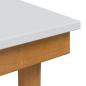 Preview: Hocker für Schminktisch FAUSKE Weiß 40 x 33 x 45 cm