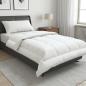 Preview: ARDEBO.de - Bettdecke TRIER 135x200 cm Sommer 140 GSM Weiß Hypoallergen