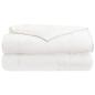 Preview: Bettdecke TRIER 200x240 cm Sommer 140 GSM Weiß Hypoallergen