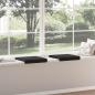 Preview: Bankkissen 2 stk. Stoff Schwarz Tiefe 35 cm