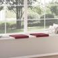 Preview: Bankkissen 2 stk. Stoff Weinrot Tiefe 35 cm