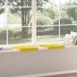 Preview: Bankkissen 2 stk. Stoff Helles Gelb Tiefe 35 cm