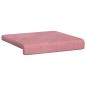 Preview: Bankkissen 2 stk. Samt Rosa Tiefe 35 cm