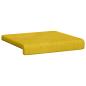 Preview: Bankkissen 2 stk. Samt Gelb Tiefe 35 cm