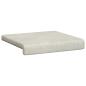 Preview: Bankkissen 2 stk. Samt Creme Tiefe 35 cm