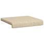 Preview: Bankkissen 4 stk. Stoff Creme Tiefe 35 cm