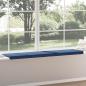 Preview: Bankkissen 4 stk. Stoff Blau Tiefe 35 cm