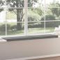 Preview: Bankkissen 4 stk. Samt Dunkelgrau Tiefe 35 cm