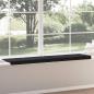 Preview: Bankkissen 4 stk. Samt Schwarz Tiefe 35 cm