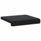 Preview: Bankkissen 4 stk. Samt Schwarz Tiefe 35 cm