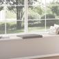 Preview: Bankkissen Stoff Taupe Tiefe 35 cm
