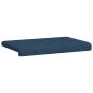 Preview: Bankkissen Stoff Blau Tiefe 35 cm