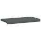 Preview: Bankkissen Stoff Dunkelgrau Tiefe 35 cm