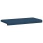 Preview: Bankkissen Stoff Blau Tiefe 35 cm