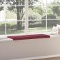Preview: Bankkissen Stoff Weinrot Tiefe 35 cm