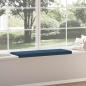 Preview: Bankkissen Stoff Blau Tiefe 35 cm