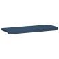 Preview: Bankkissen Stoff Blau Tiefe 35 cm