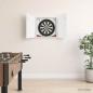 Preview: ARDEBO.de - Dartboard Schrank Wei? 56 x 12 x 63 cm Holzwerkstoff