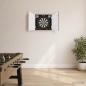 Preview: ARDEBO.de - Dartboard Schrank Schwarz 56 x 12 x 63 cm Holzwerkstoff