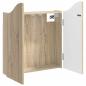 Preview: Dartboard Schrank Sonoma-Eiche 56 x 12 x 63 cm Holzwerkstoff