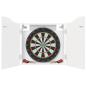 Preview: Dartboard Schrank Hochglanz Wei? 56 x 12 x 63 cm Holzwerkstoff