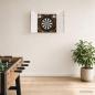 Preview: ARDEBO.de - Dartboard Schrank R?uchereiche 56 x 12 x 63 cm Holzwerkstoff
