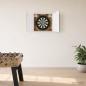 Preview: ARDEBO.de - Dartboard Schrank Artisan-Eiche 56 x 12 x 63 cm Holzwerkstoff