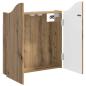 Preview: Dartboard Schrank Artisan-Eiche 56 x 12 x 63 cm Holzwerkstoff