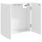 Preview: Dartboard Schrank Wei? 56 x 12 x 53,5 cm Holzwerkstoff
