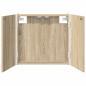 Preview: Dartboard Schrank Sonoma-Eiche 56 x 12 x 53,5 cm Holzwerkstoff