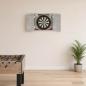 Preview: ARDEBO.de - Dartboard Schrank Betongrau 56 x 12 x 53,5 cm Holzwerkstoff