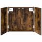 Preview: Dartboard Schrank Raucheiche 56 x 12 x 53,5 cm Holzwerkstoff