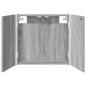 Preview: Dartboard Schrank Sonoma-Grau 56 x 12 x 53,5 cm Holzwerkstoff