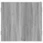 Preview: Dartboard Schrank Sonoma-Grau 56 x 12 x 53,5 cm Holzwerkstoff