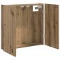 Preview: Dartboard Schrank Artisan-Eiche 56 x 12 x 53,5 cm Holzwerkstoff