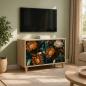 Preview: ARDEBO.de - TV-Schrank LOCHEM 69 x 33 x 50 cm Sonoma Holzwerkstoff