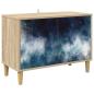 Preview: TV-Schrank RAALTE 69 x 33 x 50 cm Sonoma Holzwerkstoff