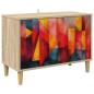 Preview: TV-Schrank HEESCH 69 x 33 x 50 cm Sonoma Holzwerkstoff
