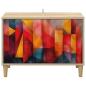 Preview: TV-Schrank HEESCH 69 x 33 x 50 cm Sonoma Holzwerkstoff